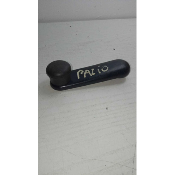Manivela Vidro Fiat Palio 2012 Original Preto