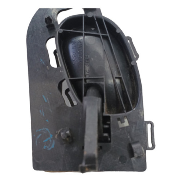 Maçaneta Interna Esquerdo Peugeot 206 207 1998 A 2015 Preto Dianteira