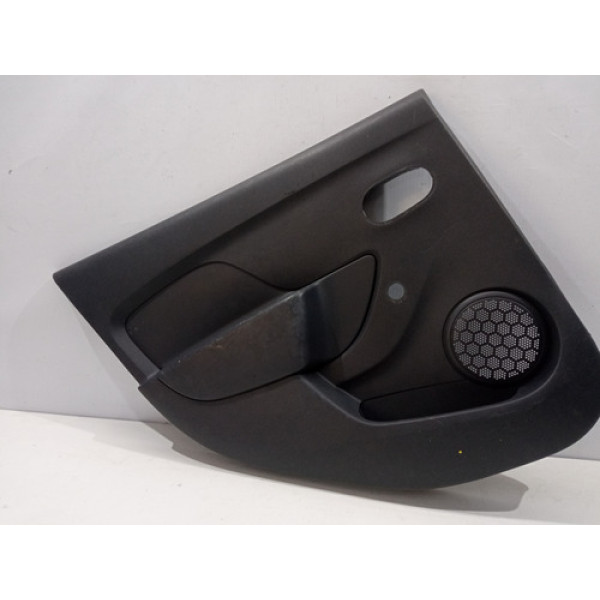 Forro Porta Traseiro Renault Logan Sandero 2015 A 2021 Preto