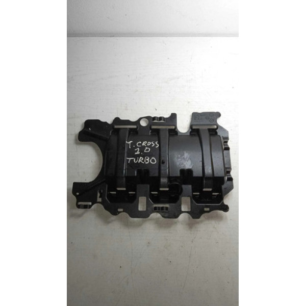 Defletor Cárter Motor Vw T-cross 2.0 Turbo 2020 Original Preto