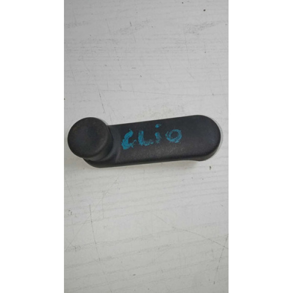 Manivela Vidro Renault Clio 2003 2012 Original Preto