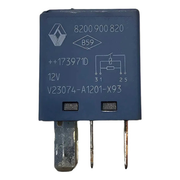 Rele Auxiliar 4 Pinos Ar Condicionado Renault
