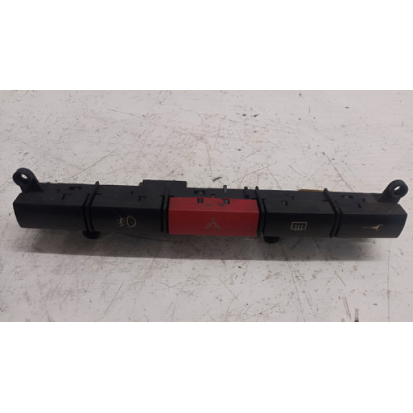 Botão Interruptor Pisca Alerta Fiat Palio  2008 Original  Preto