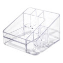 Organizador Cosméticos Batom Maquiagem 6 Divisórias Cristal 