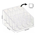 Suporte Organizador Porta Batom Para 16 Batons Acrílico Cristal
