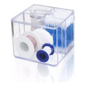 Kit 2 Porta Algodão Cotonete Organizador Acrílico 