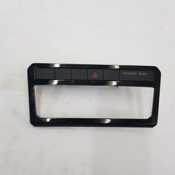 Moldura Do Painel C/ Botão Alerta Vw T-cross 1.0 2019 Uv383