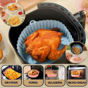 Kit 6 Forma Silicone Pra Fritadeira Air Fry Micro-ondas