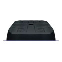 Kit 4 Banquinho De Plastico Banqueta Banco Preto 45cm Altura