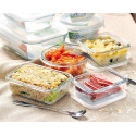 Conjunto 6 Potes Vidro Hermético  640ml 