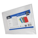Pasta Em L Cristal A4 Para Guardar Papeis - Pac. 10 Und