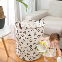 Cesto De Roupa Organizador Multiuso Tecido Dobrável Suja