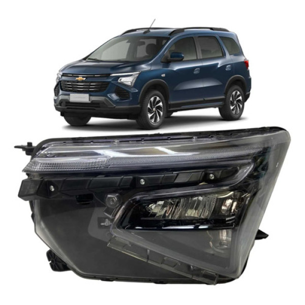 Farol Esquerdo Chevrolet Spin Full Led 2025 2026 Original Esquerdo/motorista