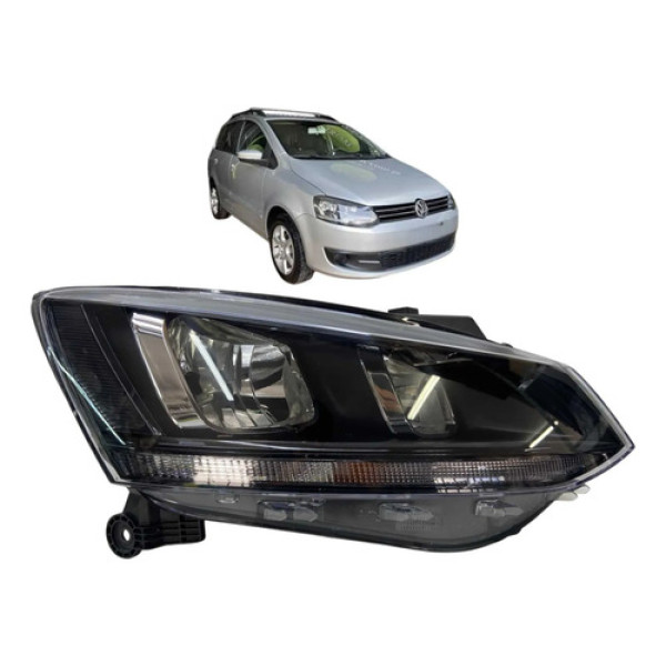 Farol Direito Volkswagen Fox Spacefox 2015 A 2022 Direito/passageiro