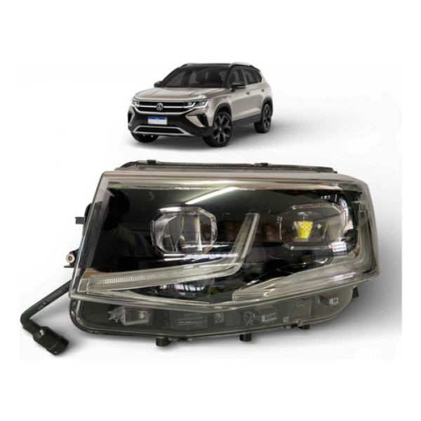 Farol Volkswagen Taos Full Led Esquerdo 2022 A 2025 Original Esquerdo/motorista
