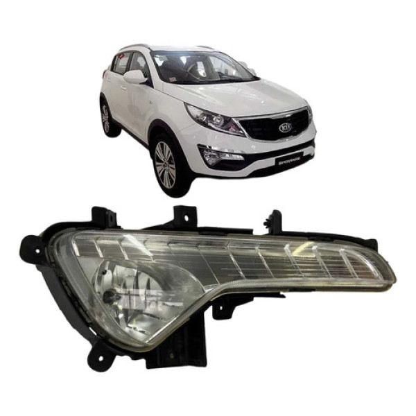 Farol De Milha Direito Kia Sportage 2011 A 2016 Original Transparente