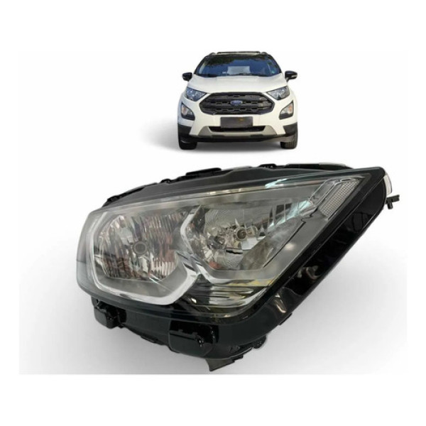 Farol Ford Ecosport Sem Led Direito 2018 2019 2020 2021 Orig Direito/passageiro