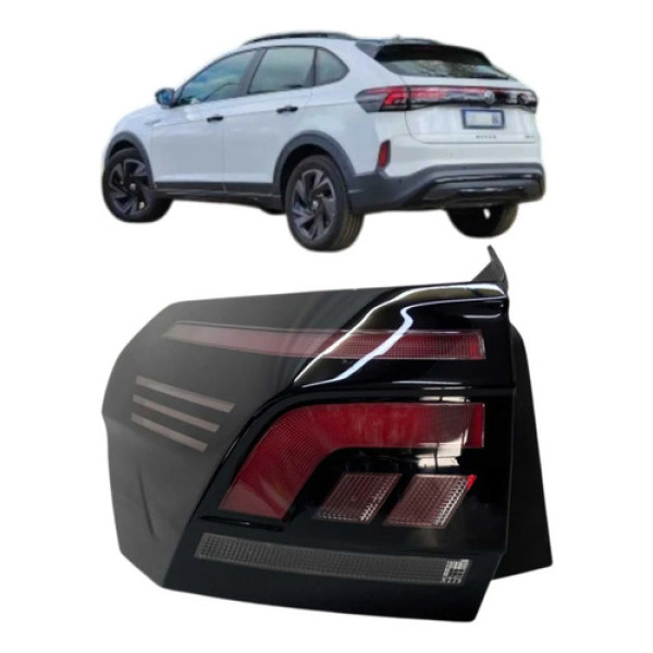 Lanterna Esquerda Volkswagen Nivus Led 2020 A 2024 Original Esquerdo/motorista Vermelho