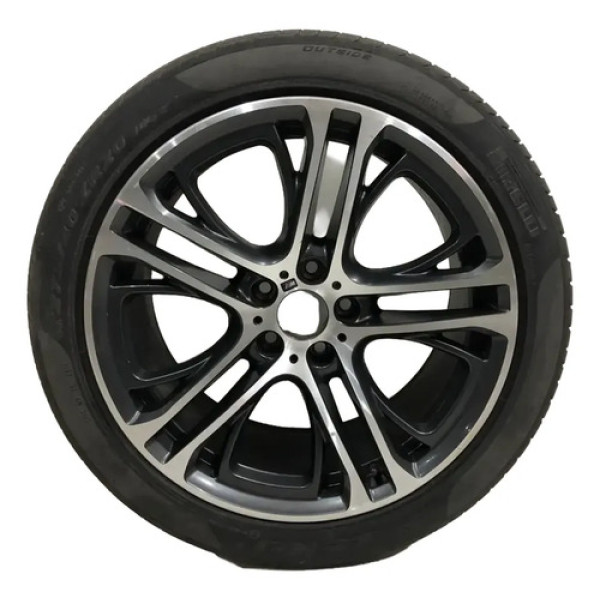 Roda Bmw X4 M Sport 35i Aro 20 Usada Original Cinza