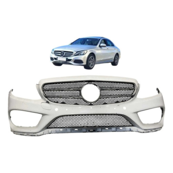Parachoque Dianteiro Mercedes C200 C250 C300 Amg 2015 A 2018 Branco