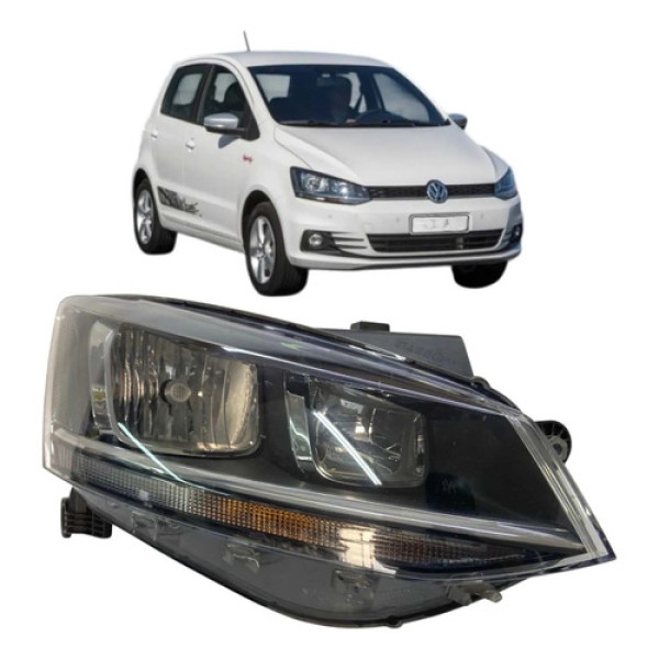 Farol Direito Volkswagen Fox Crossfox 2015 A 2021 Original Direito/passageiro