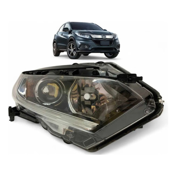 Farol Honda Hrv Com Led Direito 2017 A 2021 Original Direito/passageiro