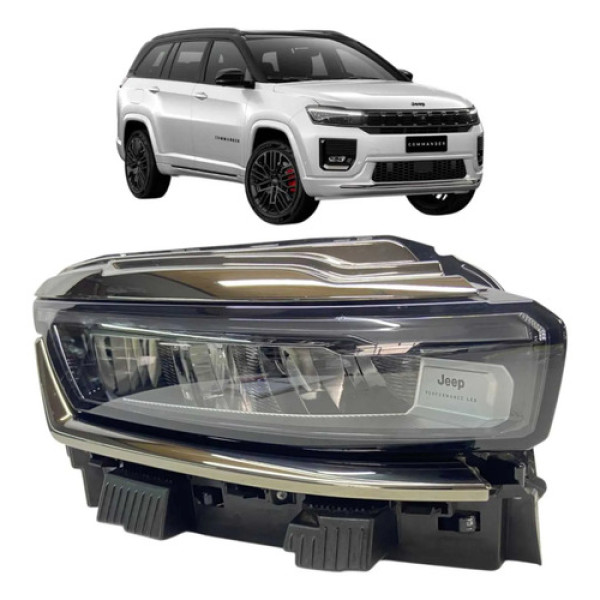 Farol Direito Jeep Commander 2025 2026 Original Direito/passageiro