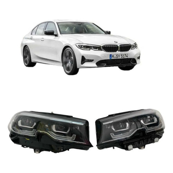 Farol Bmw 320i Esquerdo 2019 2020 2021 2022 Usado Original Esquerdo