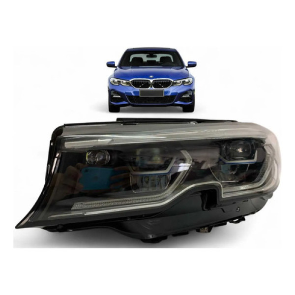 Farol Bmw 330i 340i Laser Esquerdo 2019 A 2022 Original Esquerdo/motorista