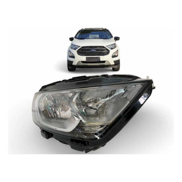 Farol Ford Ecosport Sem Led Direito 2018 A 2021 Original Direito/passageiro