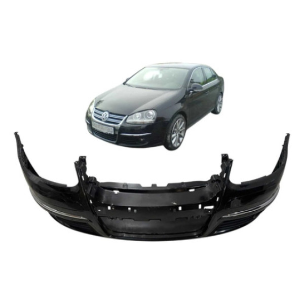 Parachoque Dianteiro Volkswagen Jetta 2006 A 2010 Original Preto