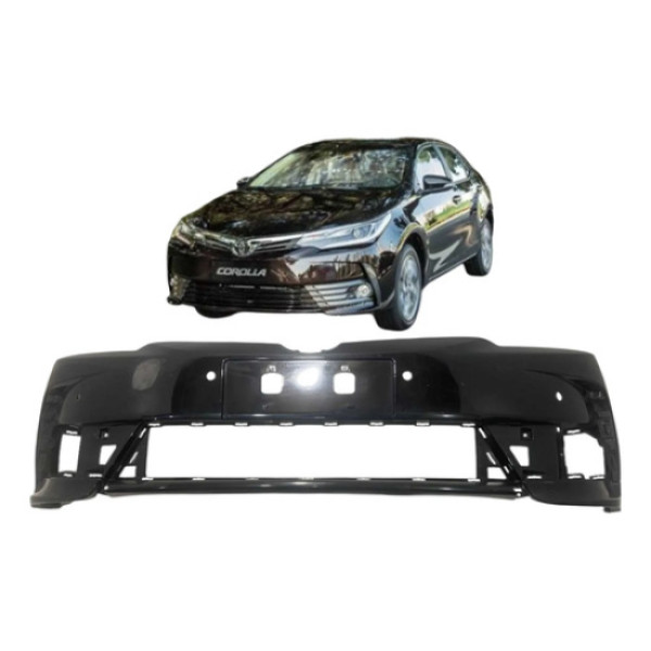 Parachoque Dianteiro Toyota Corolla 2017 A 2019 Original Preto