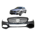 Parachoque Dianteiro Mercedes-benz C180 2015 A 2017 Cinza