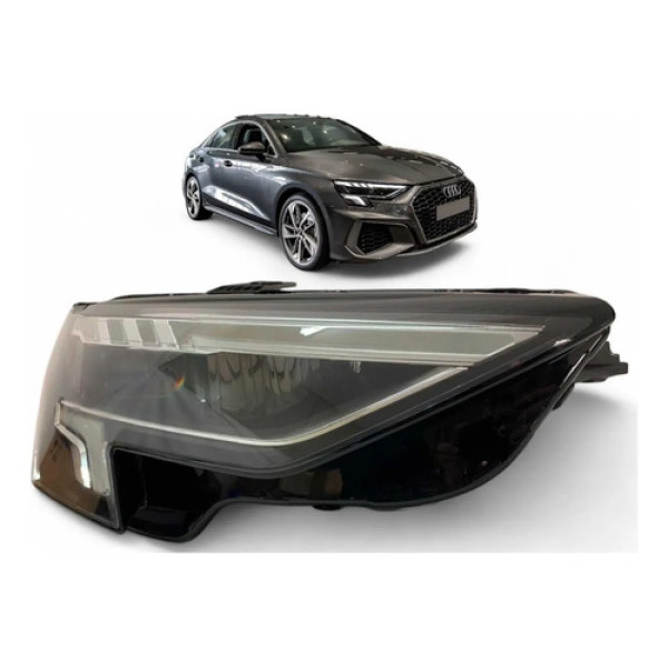 Farol Audi A3 Full Led Direito 2022 2023 2024 2025 Original Direito/passageiro