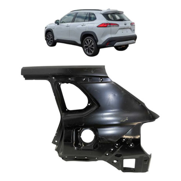 Retalho Lateral Traseira Esq Toyota Corolla Cross 21 A 25 Preto
