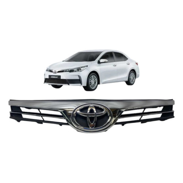 Grade Superior Toyota Corolla 2017 A 2019 Original Preto Brilhante