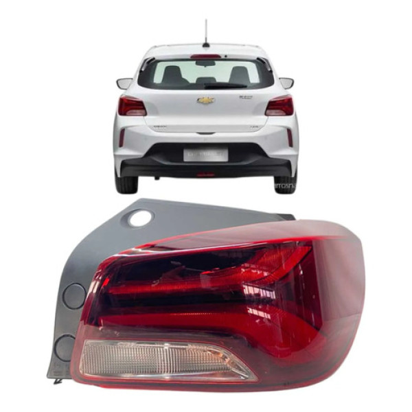Lanterna Direita Chevrolet Onix Hatch Sem Led 2020 A 2024 Direito/passageiro Vermelho