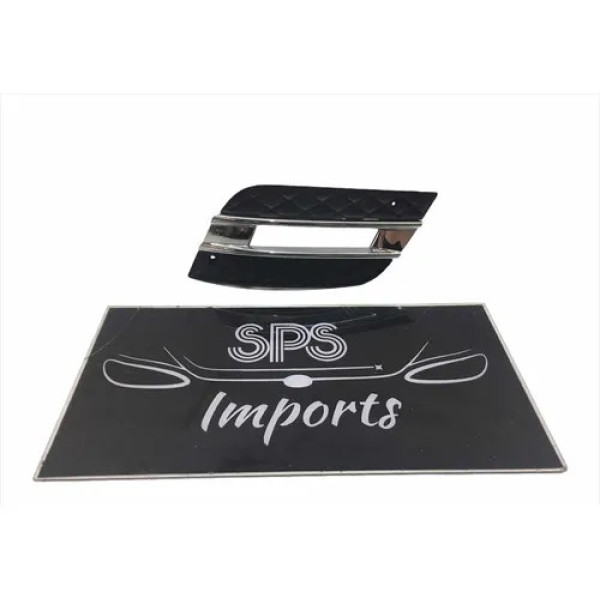 Moldura Milha Esquerdo Mercedes Ml 2010 A 2013 Original Preto Esquerdo