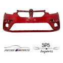 Parachoque Dianteiro Renault Sandero 2020 A 2024 Original Vermelho