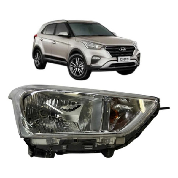 Farol Direito Hyundai Creta 2017 A 2021 Original Direito/passageiro