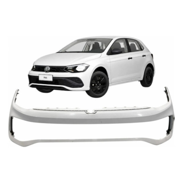 Parachoque Dianteiro Volkswagen Polo Track 2023 A 2025 Origi Branco