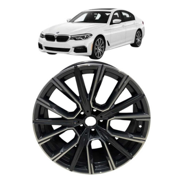 Roda Dianteira Bmw Serie 5,6,7 2020 A 2023 Original Preto