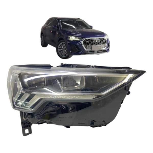 Farol Direito Audi Q3 Full Led 2020 A 2024 Original Direito/passageiro