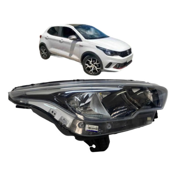 Farol Direito Fiat Argo Cronoso Com Led 2018  A 2024 Direito/passageiro
