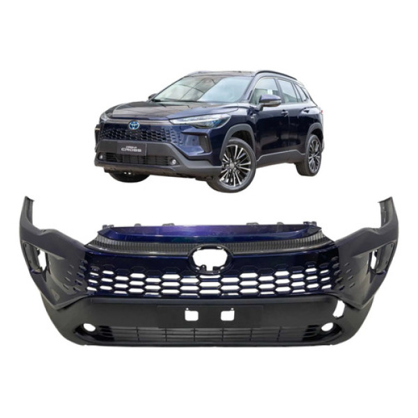 Parachoque Dianteiro Toyota Corolla Cross 2024 2025 Original Azul