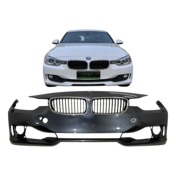 Parachoque Dianteiro Bmw 318i 320i 2012 A 2015 Original Cinza