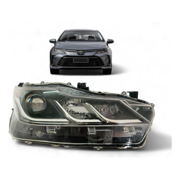 Farol Toyota Corolla Led Direito 2020 2021 2022 Original Direito/passageiro