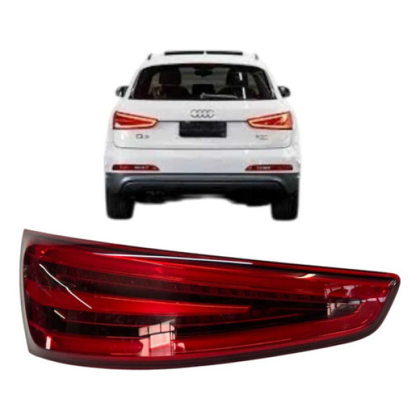 Lanterna Esquerda Audi Q3 2013 A 2015 Original Esquerdo/motorista Vermelho