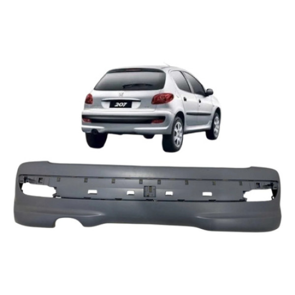 Parachoque Traseiro Peugeot 207  2008 A 2012 Hatch