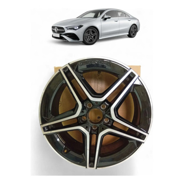 Roda Mercedes Cla 200 Aro 18 2022 2023 2024 2025 Original Preto